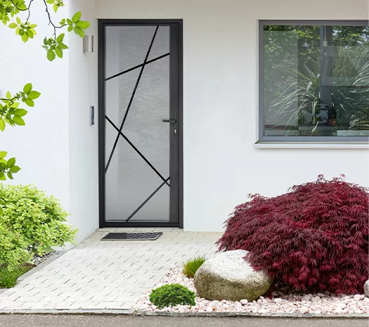 Porte d'entrée moderne